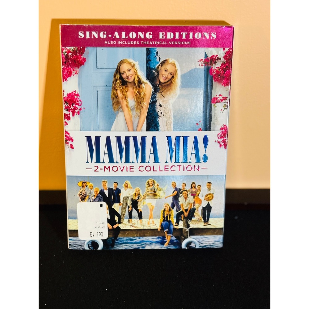 Mamma Mia! 2-Movie Collection DVD Sing-Along Edition 3-Disc Set Meryl Streep